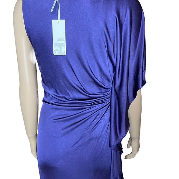 NWT 2B.Rych draped purple dress - Picture 6 of 10